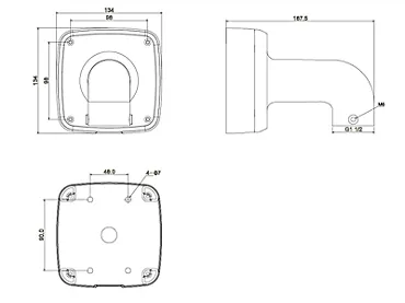 adapter-rury-pfb302s-v2-dahua-stan-nowy
