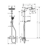hansgrohe-crometta-e-komplet-prysznicowy-termostat-stan-nowy