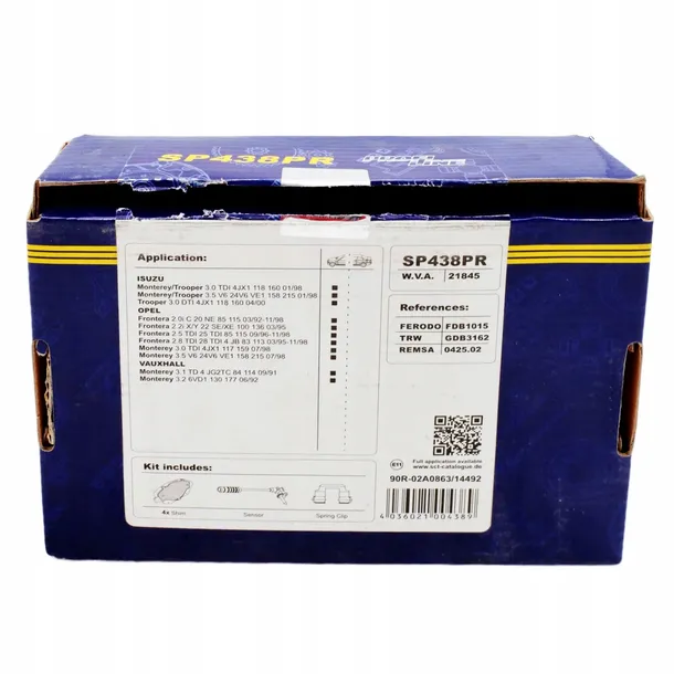 klocki-hamulcowe-sct-sp438pr-numer-katalogowy-oryginalu-isuzu-8971805250-isuzu-8971805251-isuzu-97113888-isuzu-97180525-opel-1605848-opel-1605913-opel-97113888-opel-97180525-vauxhall-97113888-vauxhall-97180525