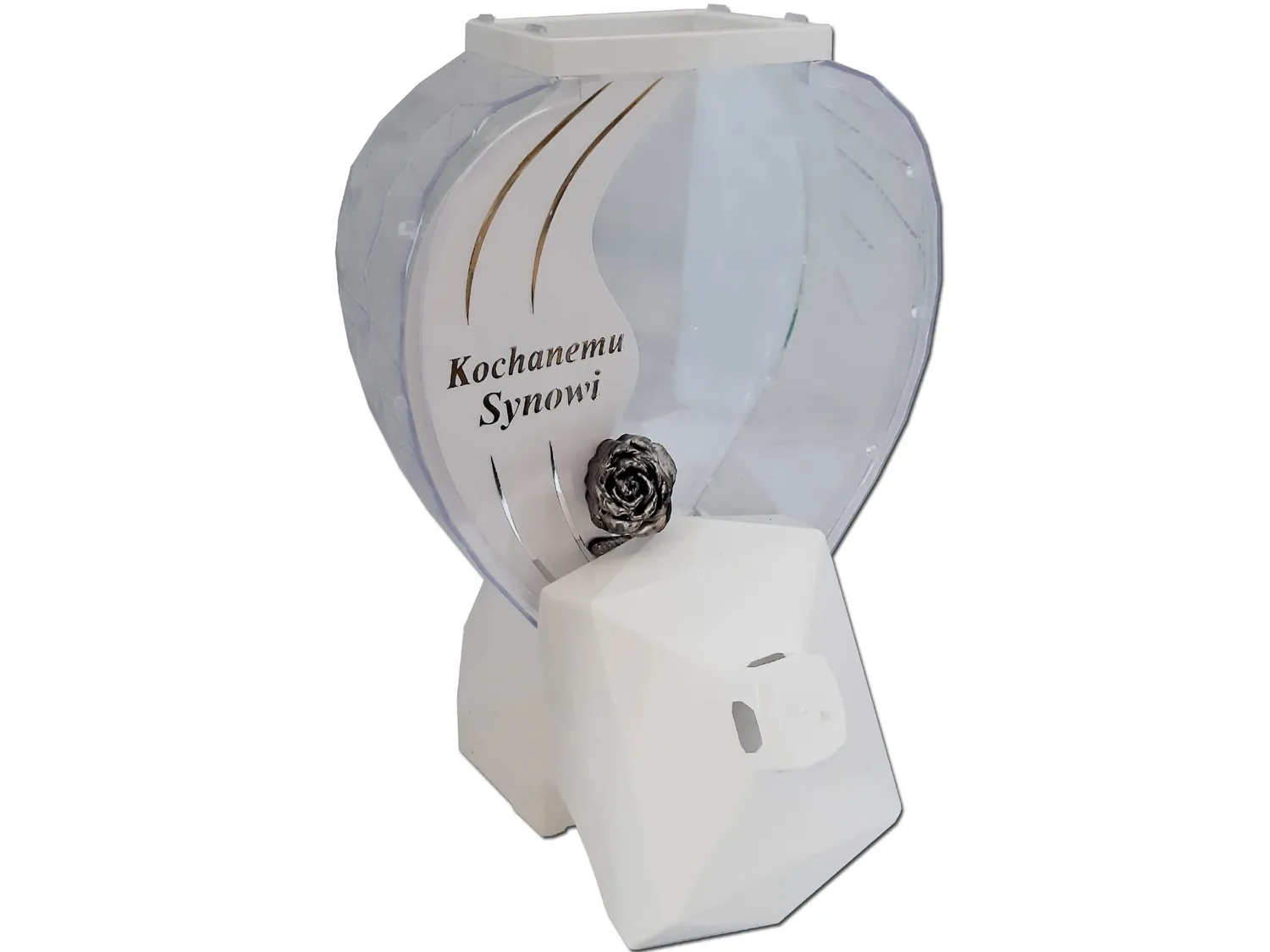 ZNICZ SYN SYNOWI SERCE DEDYKACJA BIAŁY