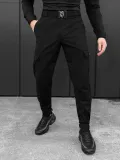 spodnie-meskie-bojowki-basic-czarny-m-stan-nowy