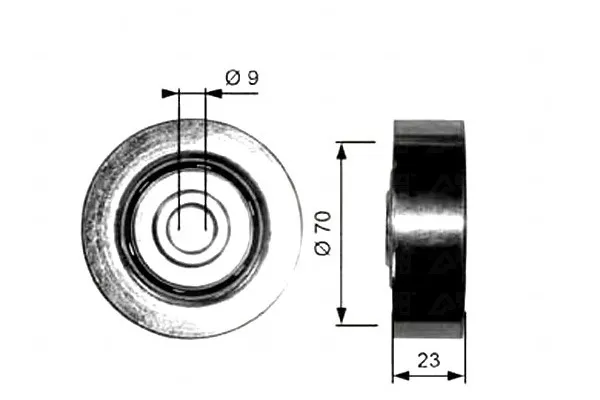 rolka-prowadzaca-pasek-bmw-3-e46-5-e39-7-e38-stan-nowy