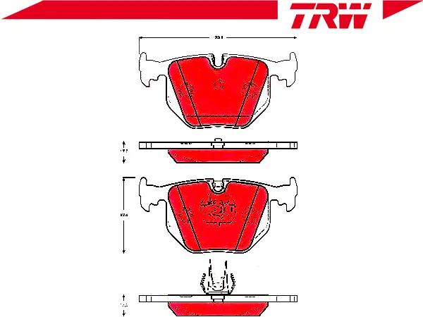 klocki-hamulcowe-bmw-tyl-e46-e83-trw-stan-nowy