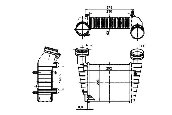 intercooler-vw-passat-19tdi-nrf-stan-nowy