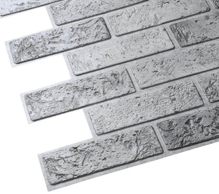 panele-scienne-pcv-3d-szara-cegla-grey-brick