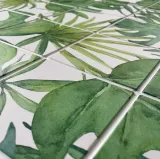 panele-scienne-dekoracyjne-3d-pcv-liscie-monstera-stan-nowy