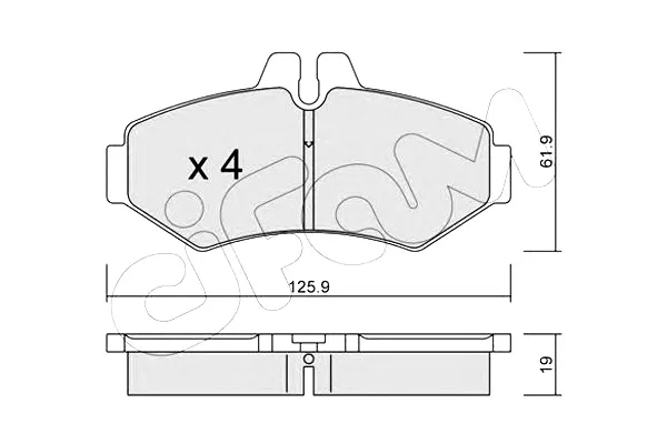 klocki-hamulcowe-vw-db-sprinter-96-tyl-cifam-stan-nowy