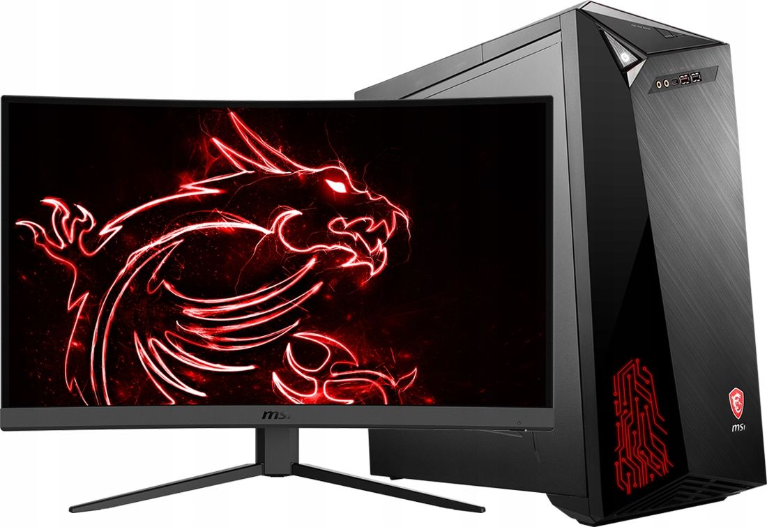 Zestaw Gamingowy Komputer Monitor Msi I Geforce Erli Pl