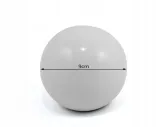 kula-dekoracyjna-ceramiczna-biala-ozdobna-9-cm-stan-nowy