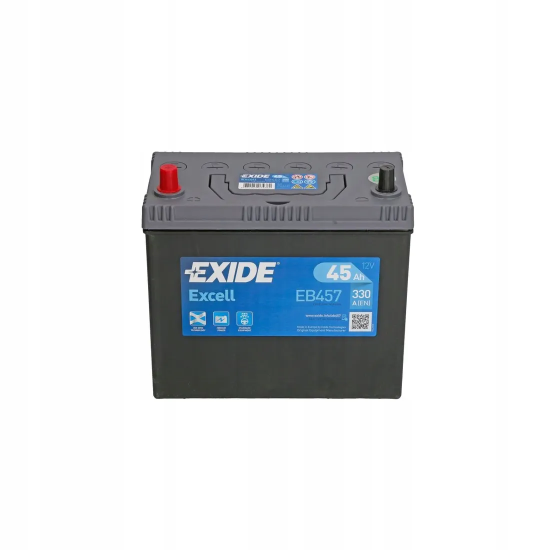 akumulator-exide-excell-45ah-330a-l-stan-nowy
