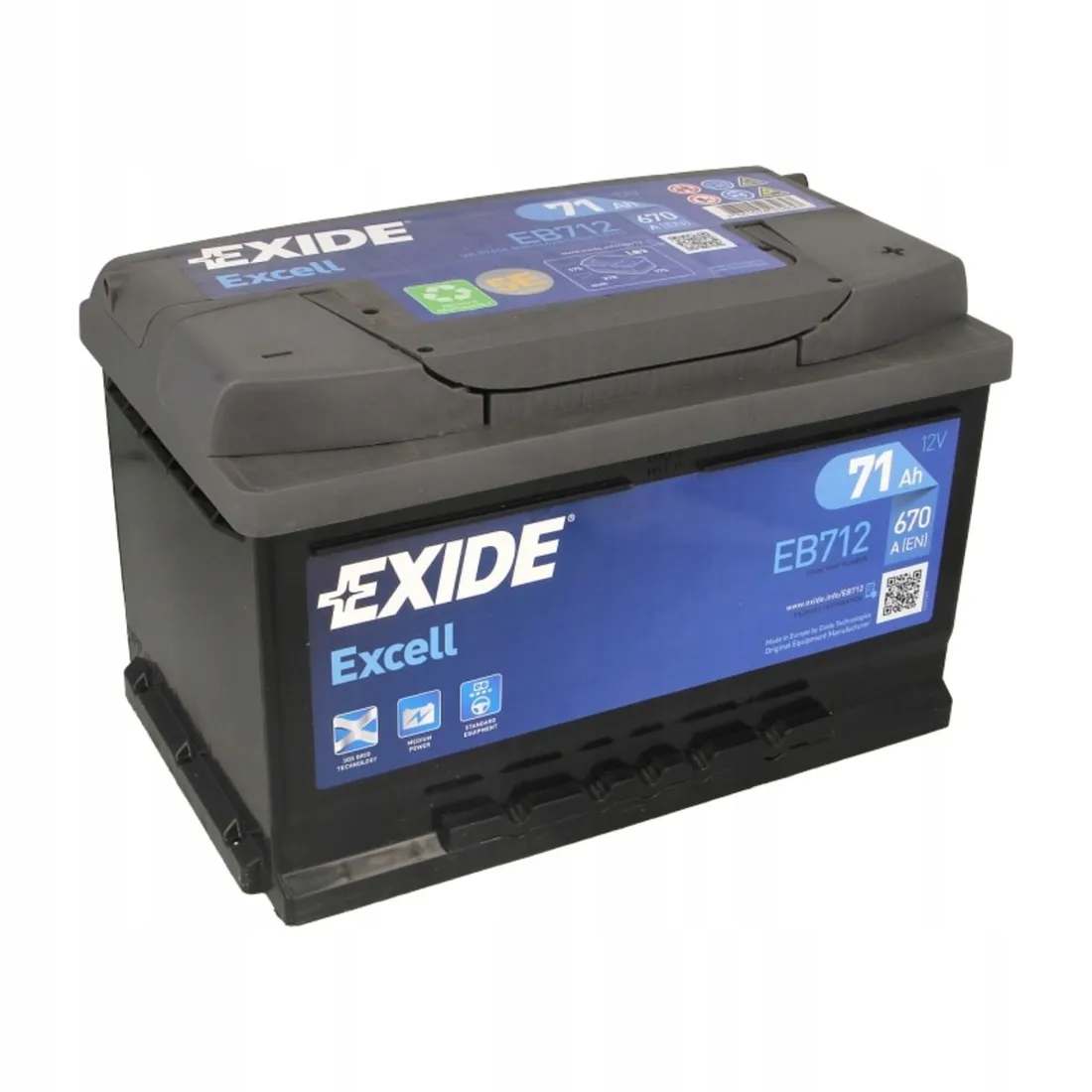 akumulator-exide-excell-71ah-670a-p-stan-nowy