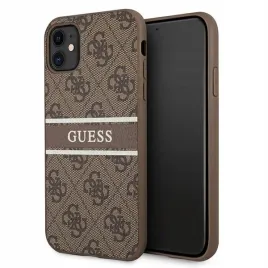 guess-case-etui-do-iphone-11-brazowe
