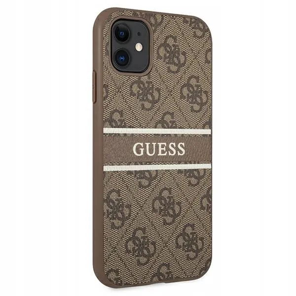 guess-case-etui-do-iphone-11-brazowe-przeznaczenie-apple