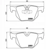klocki-brembo-xtra-tyl-bmw-3-e90-3-e91-3-e92-3-stan-nowy