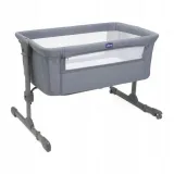 chicco-lozeczko-dostawne-next2me-essential-stone-stan-nowy