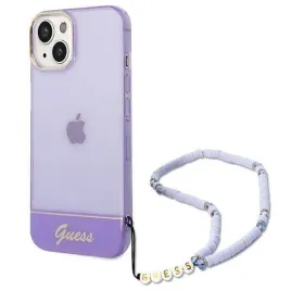 oryginalne-etui-iphone-14-plus-guess-hardcase-translucent-pearl-strap