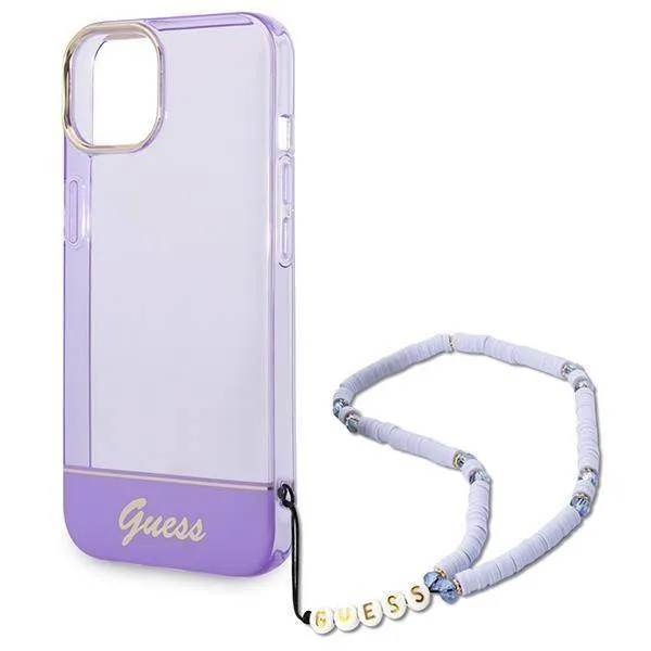 oryginalne-etui-iphone-14-plus-guess-hardcase-translucent-pearl-strap-waga-z-opakowaniem-0-3-kg-stan-nowy