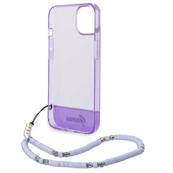 oryginalne-etui-iphone-14-plus-guess-hardcase-translucent-pearl-strap-stan-nowy