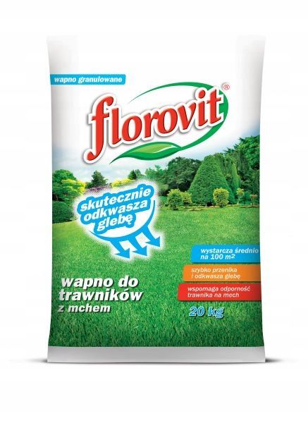 FLOROVIT Wapno Granulowane Do Trawników Z Mchem - ERLI.pl