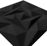 kaseton-sufitowy-panel-scienny-3d-kwarc-czarny-struktura-efekt-3d