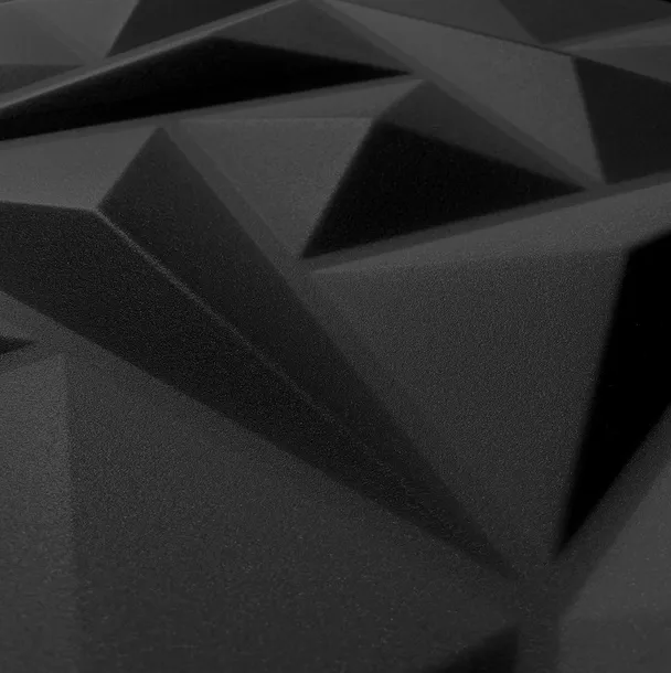 kaseton-sufitowy-panel-scienny-3d-kwarc-czarny-dlugosc-50-cm