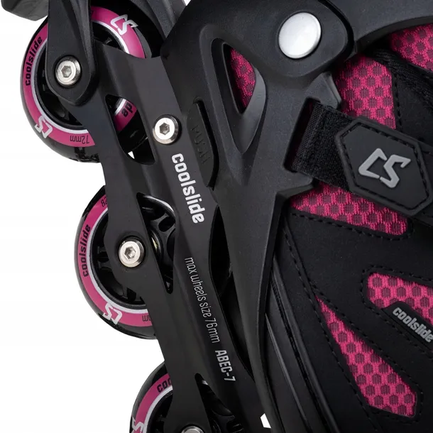 rolki-regulowane-coolslide-shoq-raspberry-roz-31-klasa-lozysk-abec-7