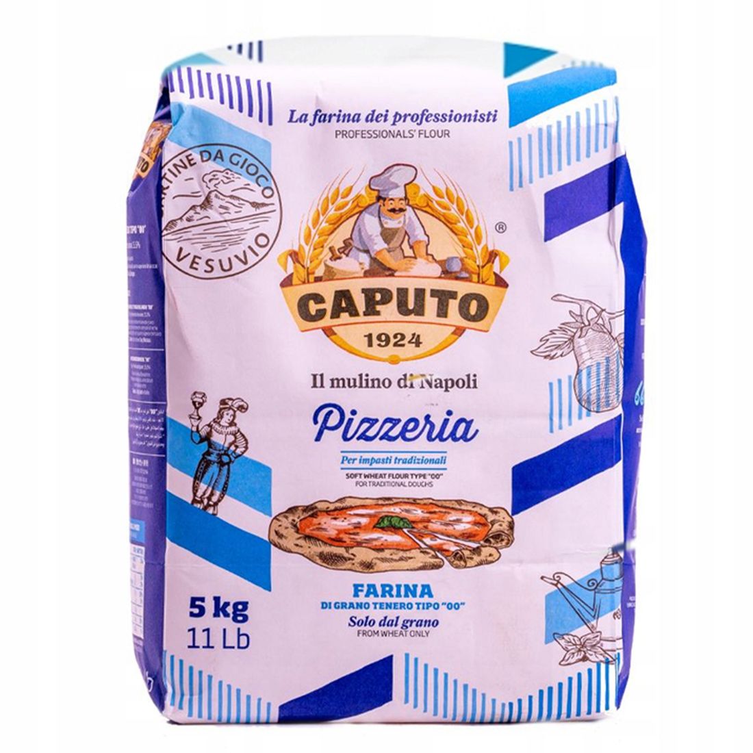 CAPUTO PIZZERIA WŁOSKA MĄKA DO PIZZY TYP 00 5KG - ERLI.pl