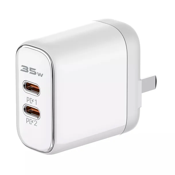 ladowarka-2x-usb-c-35w-kabel-usb-c-lightning-stan-nowy