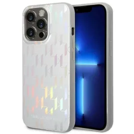 iphone-14-pro-61-hardcase-srebrny-silver-monogram-iridescent