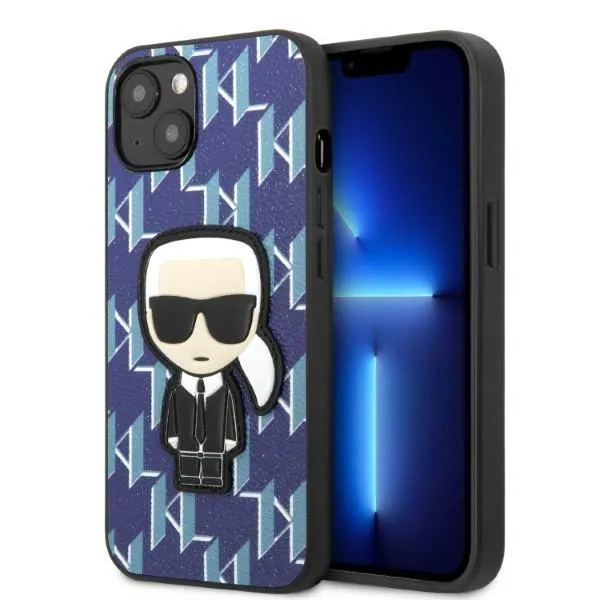 iphone-13-mini-54-hardcase-niebieski-blue-monogram-ikonik-patch