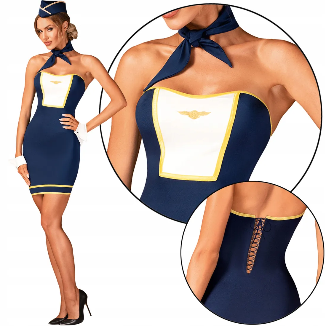 obsessive-kostium-stewardess-uniform-m-l-gratis