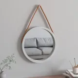 lustro-scienne-na-pasku-biale-o45-cm-stan-nowy