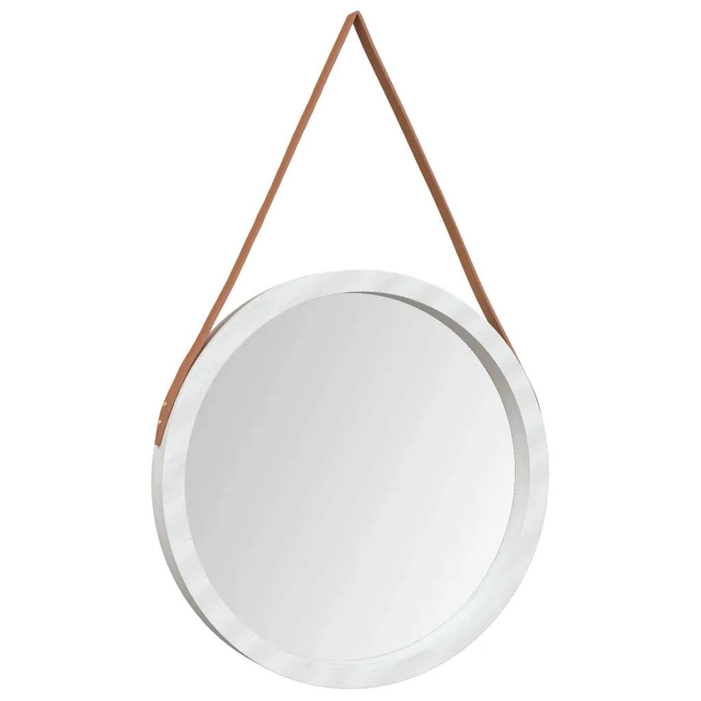 lustro-scienne-na-pasku-biale-o55-cm-stan-nowy