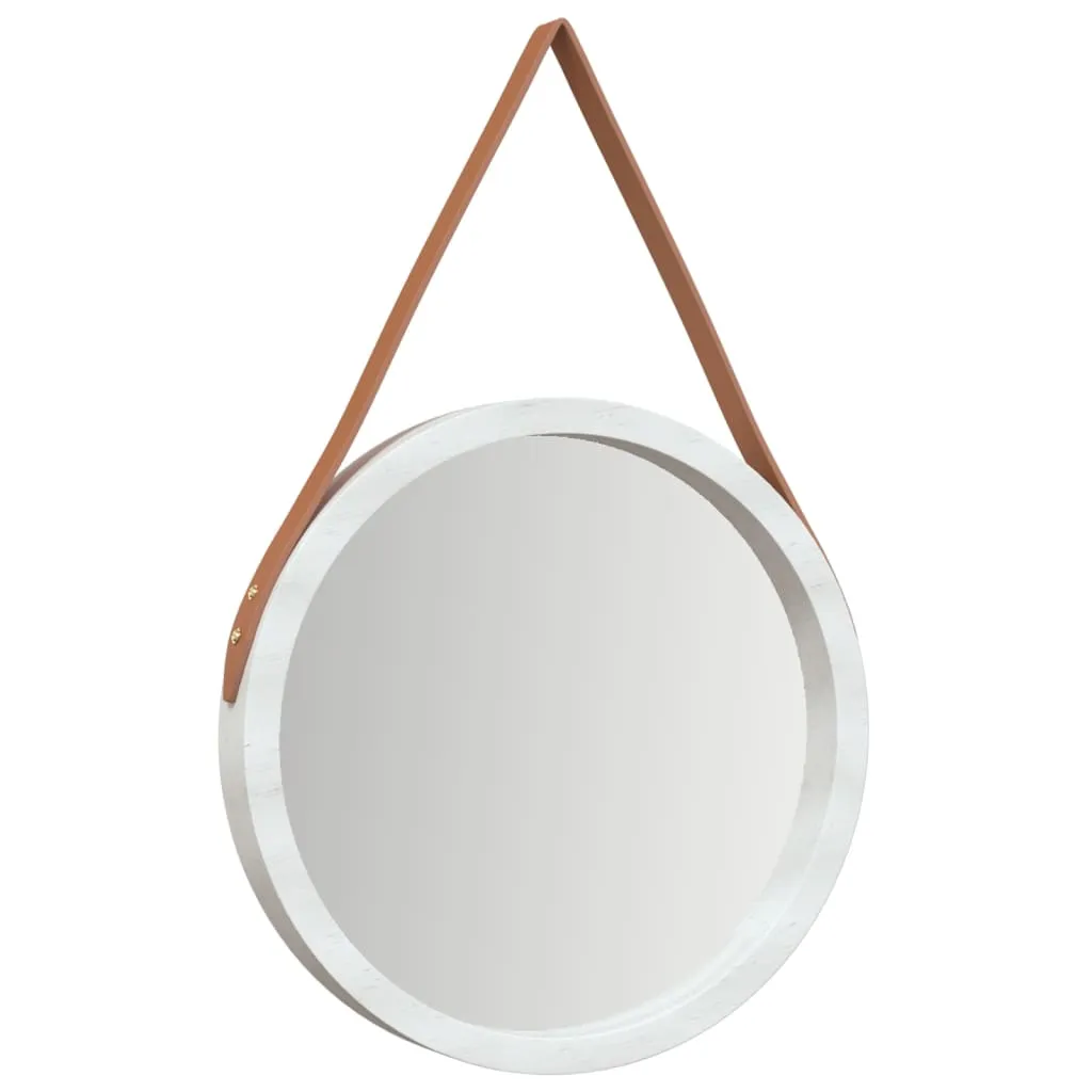 lustro-scienne-na-pasku-biale-o35-cm-stan-nowy