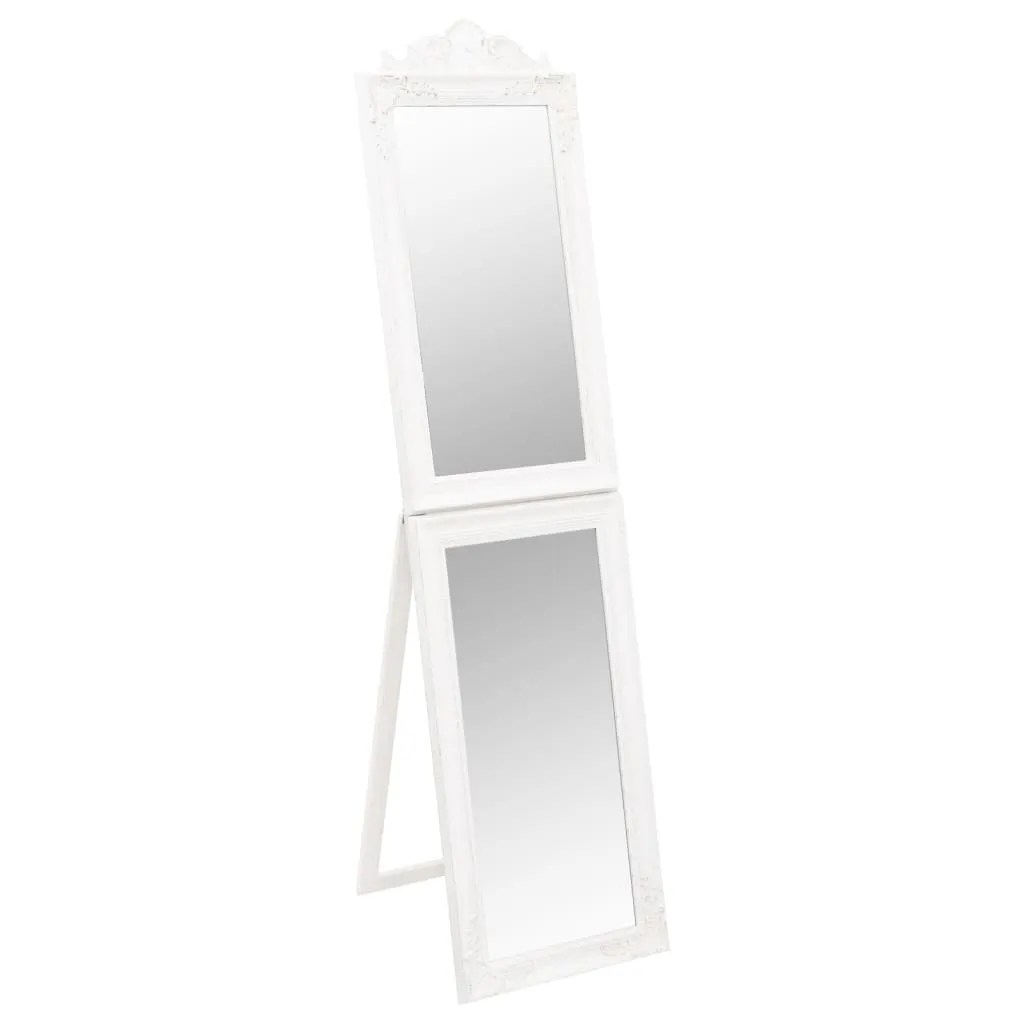 lustro-wolnostojace-biale-40x160-cm-stan-nowy