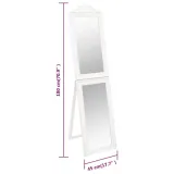 lustro-wolnostojace-biale-45x180-cm-wykonanie-gotowe-stan-nowy