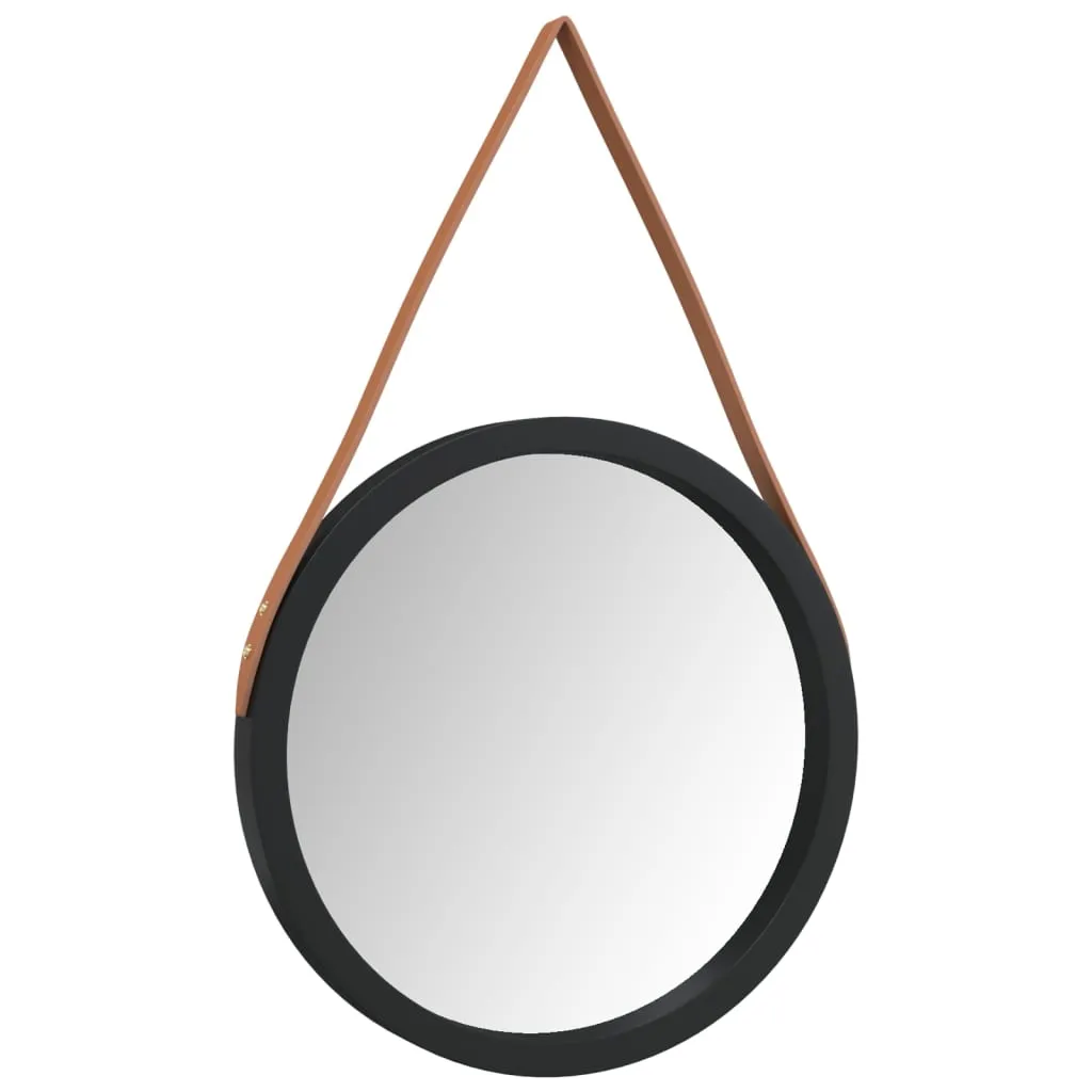 lustro-scienne-na-pasku-czarne-o45-cm-stan-nowy
