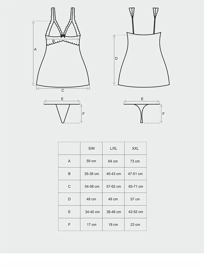 obsessive-secred-koszulka-stringi-czerwony-l-xl