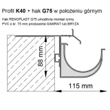 profil-okapowy-k40-system-basic-renoplast-stan-nowy