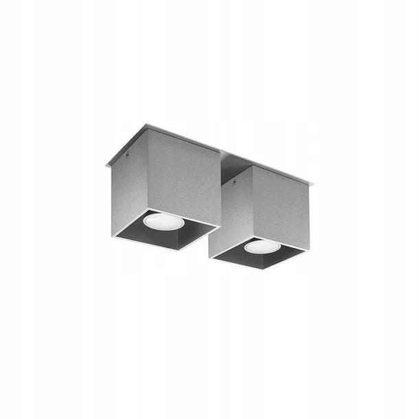 plafon-quad-2-szary-sollux-ksztalt-kwadratowy