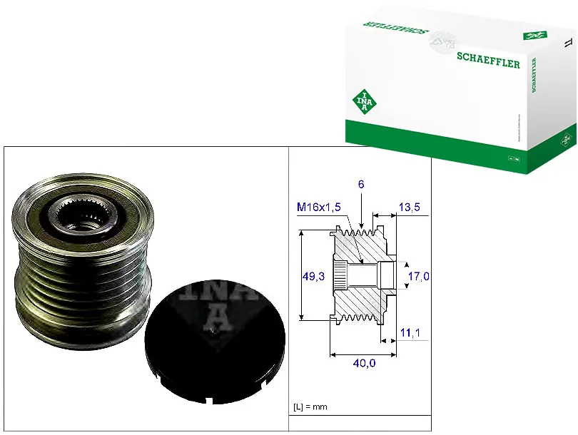 kolo-pasowe-alternatora-mini-ina