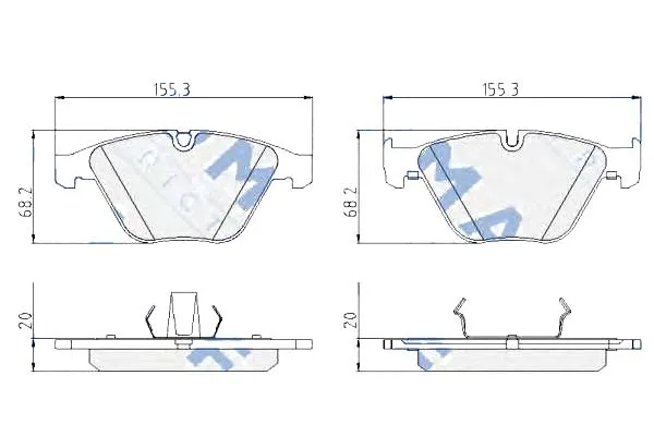 klocki-hamulcowe-bmw-3-e90-e92-e91-2005greater-5-e60-stan-nowy