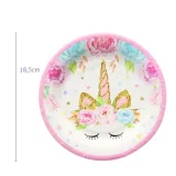 6xtalerzyki-papierowe-jednorozec-stan-nowy