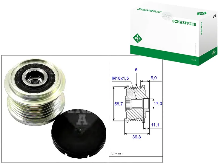 kolo-pasowe-alternatora-ford-ina