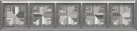 ramka-5-krotna-aluminium-kos66