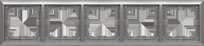 ramka-5-krotna-aluminium-kos66