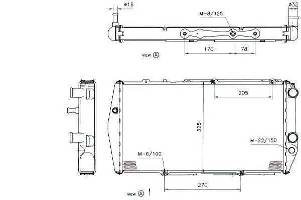 chlodnica-vw-a100-19-22-nrf-stan-nowy