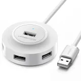 hub-ugreen-cr106-adapter-4w1-4xusb-1m-bialy