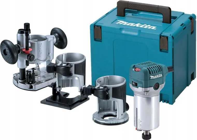 FREZARKA - WYCINARKA MAKITA 710W+ADAPTER+SZYNA – 120554601