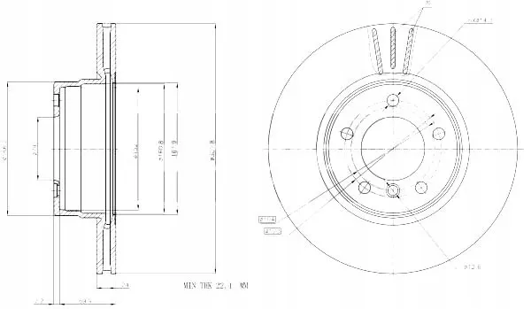 tarcze-ham-2szt-bmw-p-e60-e61-maxgear